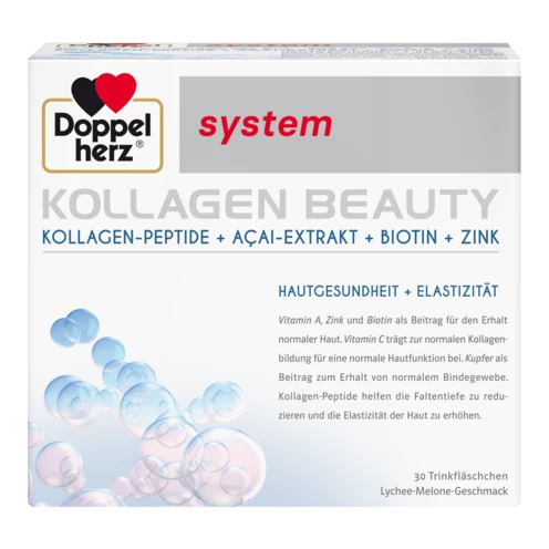 Illustration of the product packaging Допелхерц систем Колаген Beauty front view